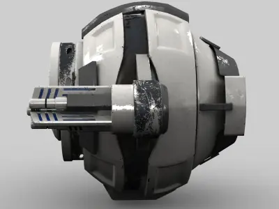 Sci fi drone DMX Defender 3D model