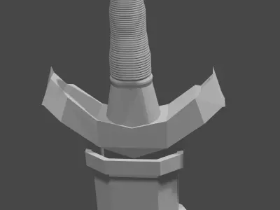 Cartoon Sword Free 3D model