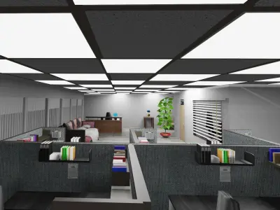 office space 3D model