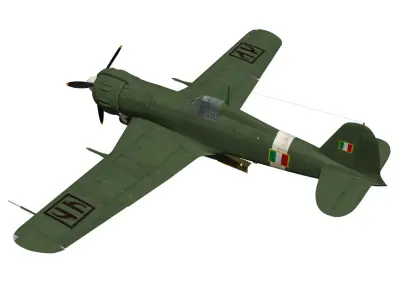 Fiat G57 3D model