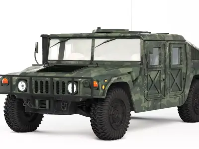 Humvee Military M1151 3D model