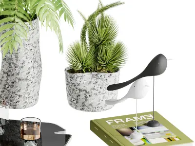  Decorative Set 07 Low-poly 3D model