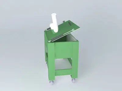 Solvent tank Free 3D model