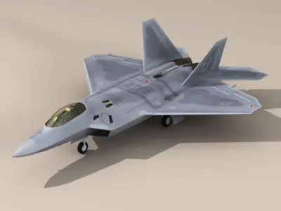 F22 raptor 3D model