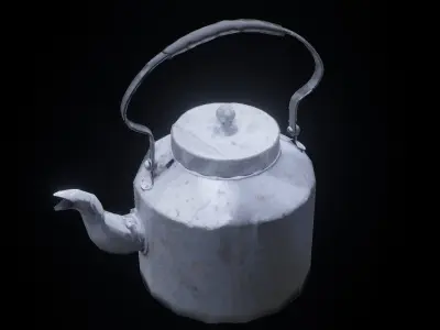 Chai Kettle LP Free low-poly 3D model