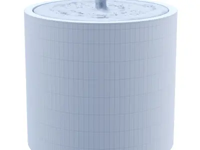 Evita Concrete Fountain 3D model