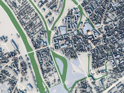 Chalons Cathedral Chalons-en-Champagne France 3D model