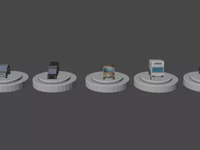 Car Package Free low-poly 3D model