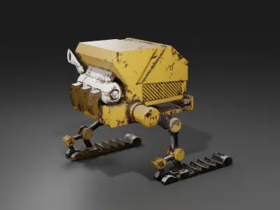 Robot at - walker 3D model
