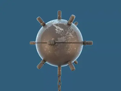 Submarine Bomb 3D model purchase