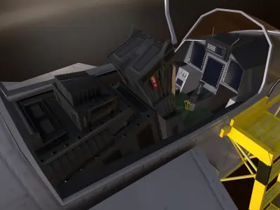 JAS 39 Gripen - Lowpoly Low-poly 3D model