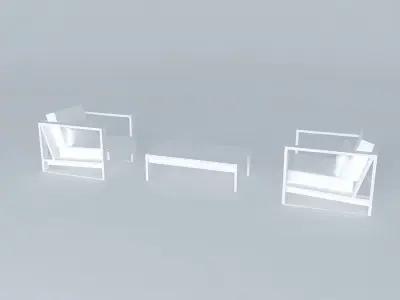balcony furniture Free 3D model