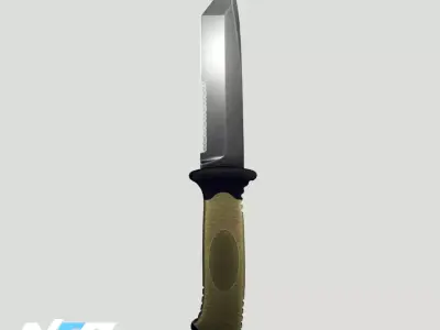 Ursus Knife CS GO Knife Low-poly 3D model
