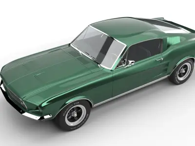 Ford Mustang Fastback 1967 3D model