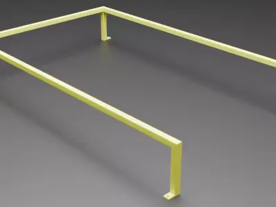  wheel lock for trolleys Free 3D model