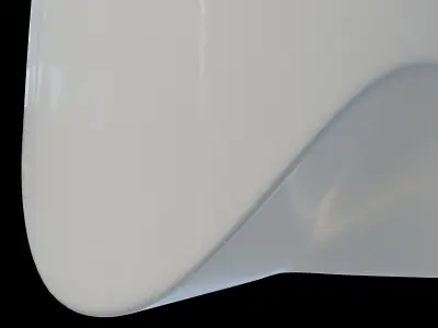 Ceramic Home Modern Shape Flower Planter Pot for Succulent Free 3D model