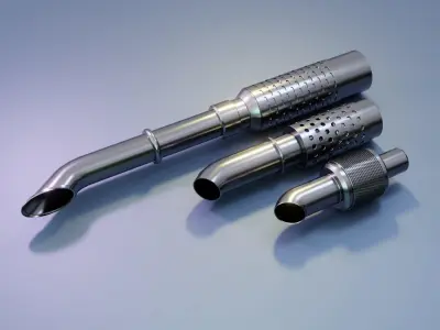 Engineering kitbash inserts pack over 70 models Low-poly 3D model