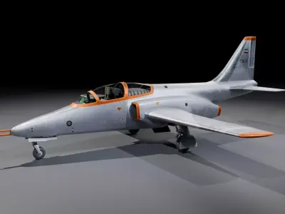 Islamic Republic of Iran Air Force - OWJ TAZARVE - THE PHEASANT Low-poly 3D model