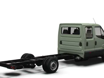 Iveco Daily Crew Cab L5 Chassis 2024 3D model