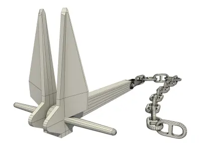 DANFORT ANCHOR 3D model