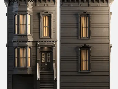  Victorian house 3D model