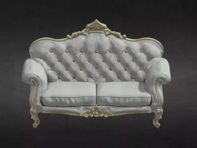 ornate sofa 3D model