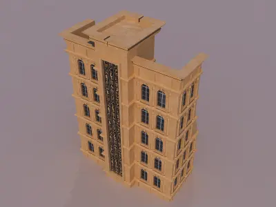 0209 - Building Facade 3D model