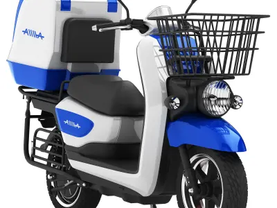 electric scooter AIMA Bird 3D model