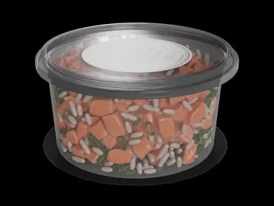 Salmon and salmon products Salmon Tartare 3D model