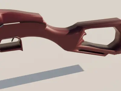 sort gun Free 3D model