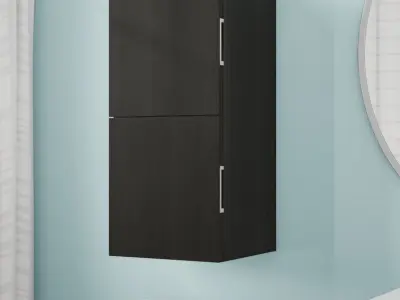 Royetta Wall Mounted Linen Cabinet Free 3D model