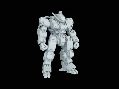 Mech-11b Miniature 3D print model
