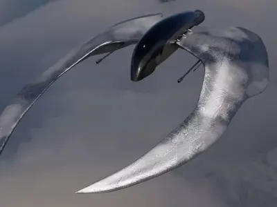 Spaceship 3D model Low poly hovercraft Low-poly 3D model