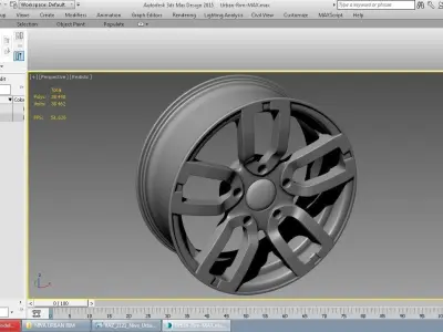 Lada Niva Urban Rim Low-poly 3D model