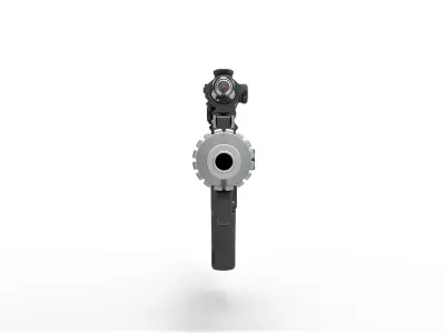 Blaster pistol DH-17 from Star Wars A New Hope 3D model