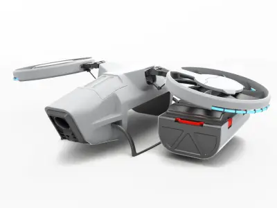 Cargo dron Set 5in1 3D model