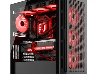 Gaming PC 16 3D model