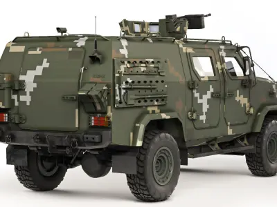 Kozak-5 tactical 2016 3D model
