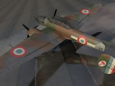 Bloch MB-174 3D model
