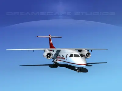 Dornier 328Jet Richards Aviation 3D model
