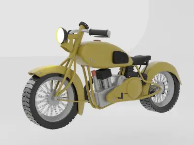 Motorcycle TIZ AM-600 3D model
