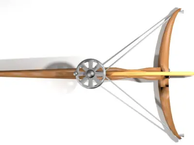 Crossbow - Medieval Type 3 3D model