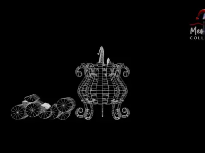 medieval floor lighting 3D model