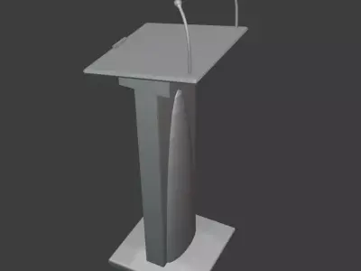Podium Tribune stand Free 3D model