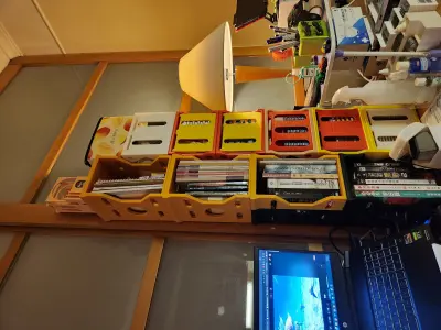 MODULAR BOOKSHELF DESIGN Free 3D print model
