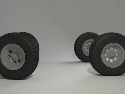 Wheel Rig 3D model