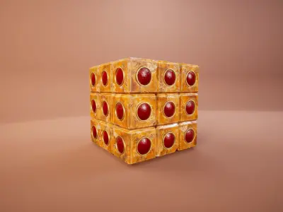 Ancient Artifact 4 Low-poly 3D model