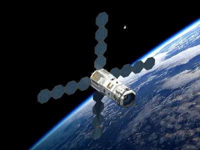 TH Scope 001 - Geography Satellite LEO 3D model