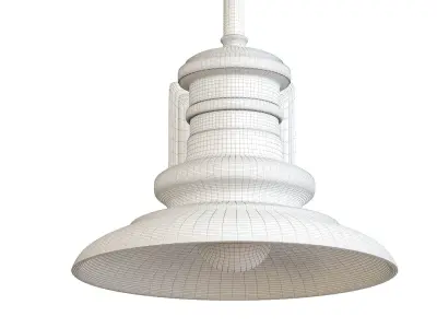 Feiss Redding Station 9  Wide Bronze Outdoor Barn Light Low-poly 3D model