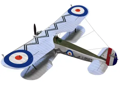 Bristol Bulldog Mk-II 3D model